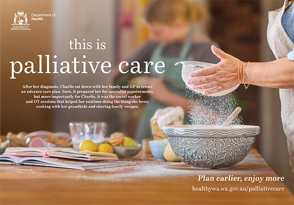 Banner: This is palliative care