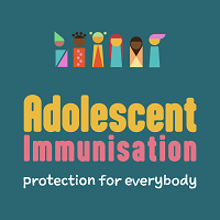 adolescent immunisation logo