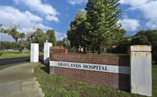 Graylands Hospital entrance